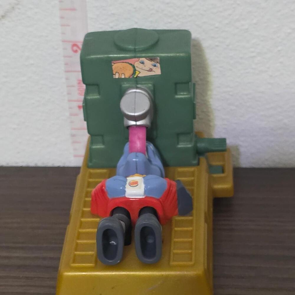 Vintage 1980s Burger King butt-ugly martians blue/red figure #butt-ugly